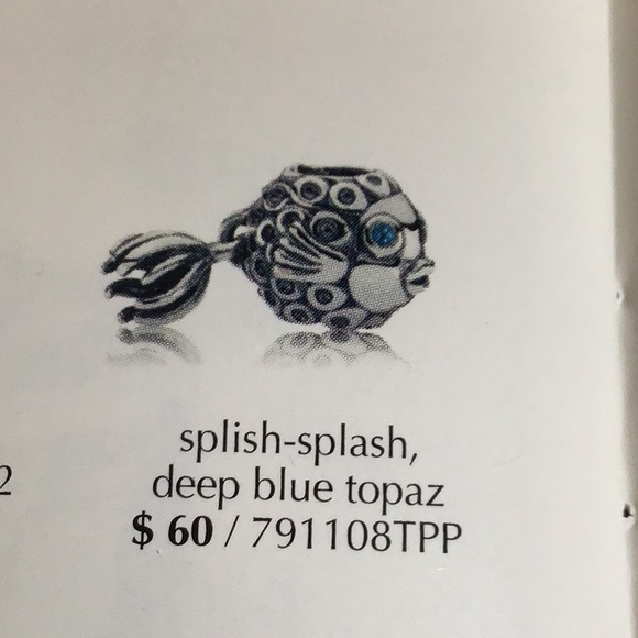 Pandora Splish-Splash Fish Charm - Picture 4 of 4